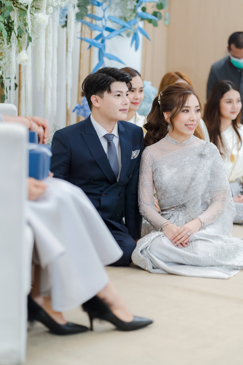 A family wedding moment